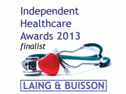 Independent healthcare awards finalists 2013